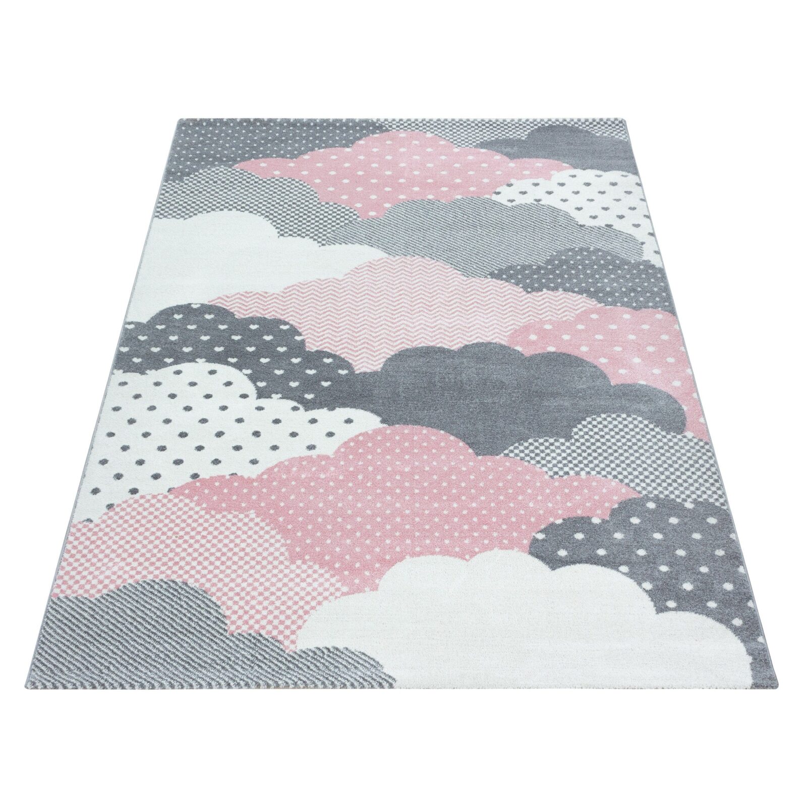 Bambi Kindervloerkleed Wolken – Roze (820)