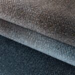 Kurzflor Teppich, Abstrakt Design, Farbe Blau, Teppich für Wohnzimmer, Rücken aus Jute, Größe: 120 cm x 170 cm - Afbeelding 6