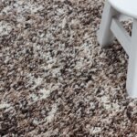 Hochflor Teppich, Meliert Design, Farbe Beige, Teppich für Wohnzimmer, Rücken aus Jute, Größe: 120 cm x 170 cm - Afbeelding 6