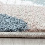 Kurzflor Teppich, Abstrakt Design, Farbe Multi, Teppich für Wohnzimmer, Rücken aus Jute, Größe: 120 cm x 170 cm - Afbeelding 4