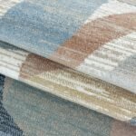 Kurzflor Teppich, Abstrakt Design, Farbe Multi, Teppich für Wohnzimmer, Rücken aus Jute, Größe: 120 cm x 170 cm - Afbeelding 6