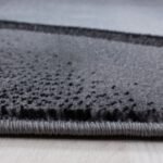 Kurzflor Teppich,  Ombre Design, Farbe Schwarz, Teppich für Wohnzimmer, Rücken aus Jute, Größe: 120 cm x 170 cm - Afbeelding 4