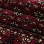 Orient Teppich,  Orientalisch Design, Farbe Rot, Teppich für Wohnzimmer, Rücken aus Jute, Größe: 120 cm x 170 cm - Afbeelding 6