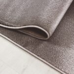 Kurzflor Teppich, Abstrakt Design, Farbe Braun, Teppich für Wohnzimmer, Rücken aus Jute, Größe: 120 cm x 170 cm - Afbeelding 5