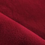 Hochflor Teppich,  Unicolor - Einfarbig, Farbe Rot, Teppich für Wohnzimmer, Rücken aus Baumwolle, Größe: 120 cm x 170 cm - Afbeelding 5