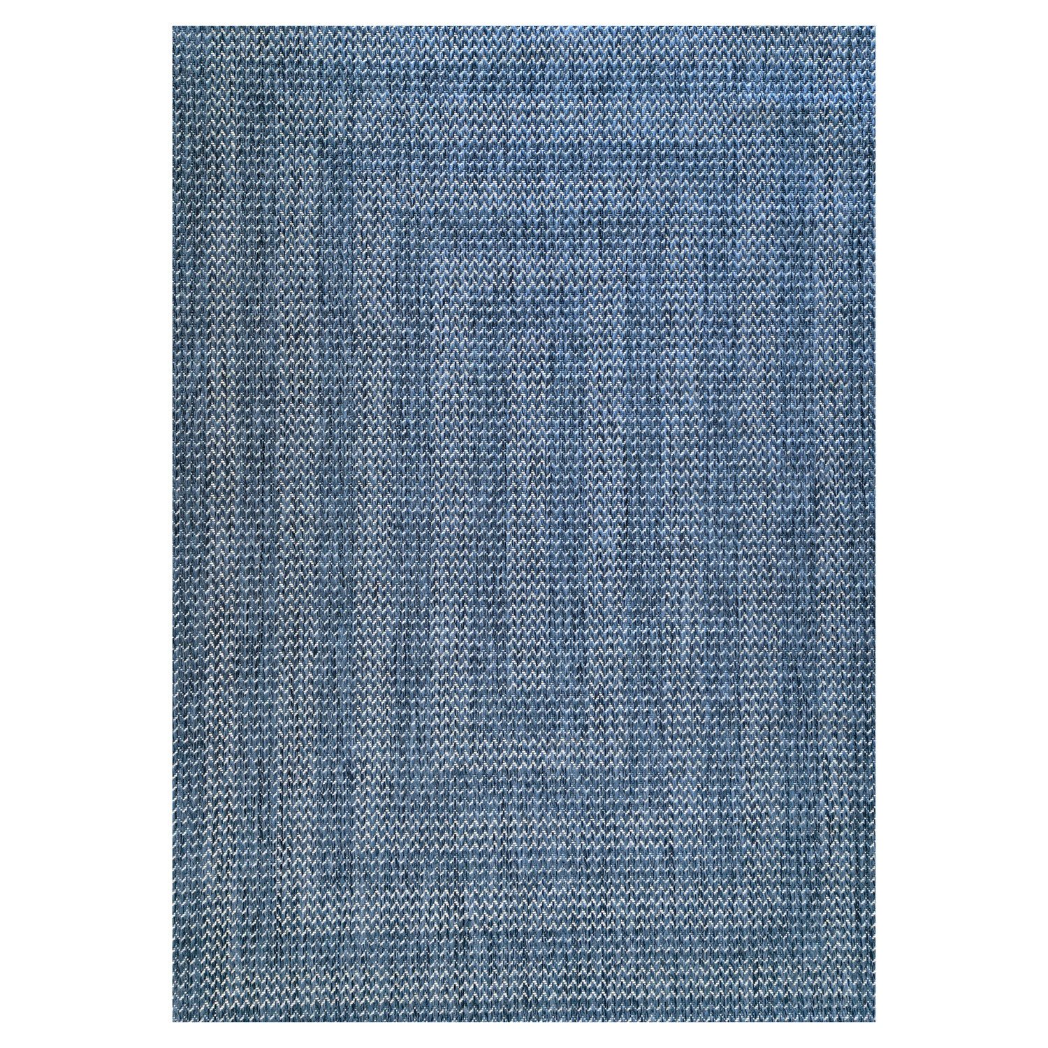 10122 Outdoor Teppich, Vintage Design, Farbe Blau, Teppich für Terasse-Balkon-Küche, Rücken aus Polypropylen, Größe: 200 cm x 290 cm - Afbeelding 1