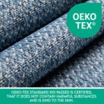 Outdoor Teppich, Vintage Design, Farbe Blau, Teppich für Terasse-Balkon-Küche, Rücken aus Polypropylen, Größe: 200 cm x 290 cm - Afbeelding 6