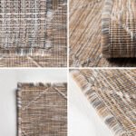 Outdoor Teppich, Rauten Design, Farbe Beige, Teppich für Terasse-Balkon-Küche, Rücken aus Polypropylen, Größe: 120 cm x 170 cm - Afbeelding 11