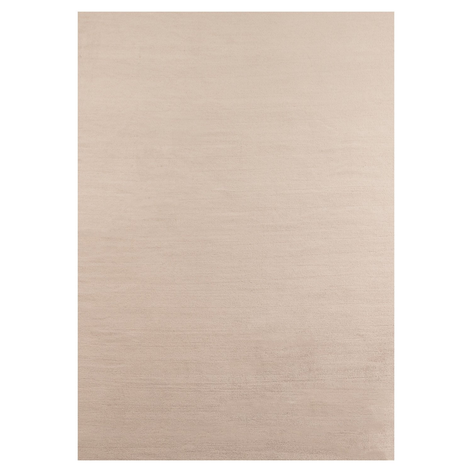 10189 Kurzflor Teppich, Unicolor - Einfarbig, Farbe Beige, Teppich für Wohnzimmer, Rücken aus Anti-rutsch, Größe: 60 x 110 cm - Afbeelding 1
