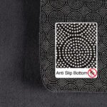 Kurzflor Teppich,  Unicolor - Einfarbig, Farbe Grau, Teppich für Wohnzimmer, Rücken aus Anti-rutsch, Größe: 200 cm x 290 cm - Afbeelding 4