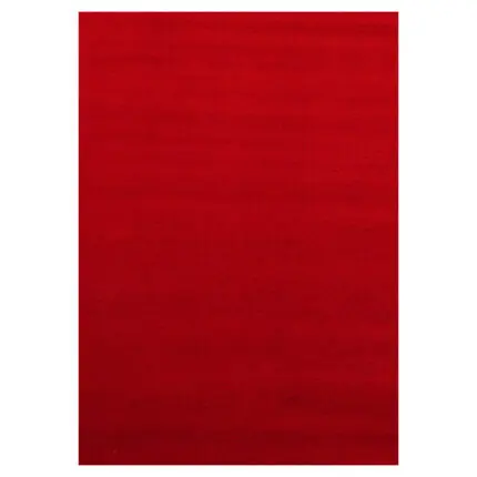 Sky Kortpolig vloerkleed Effen – Rood (5400)