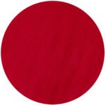 Kurzflor Teppich,  Unicolor - Einfarbig, Farbe Rot, Teppich für Wohnzimmer, Rücken aus Anti-rutsch, Größe: 120 cm Rund