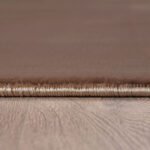 LUXY Wasbaar tapijt 80 x 250 cm Beige - Afbeelding 4