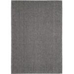 Indoor Teppich, Unicolor- Einfarbig, Farbe Grau, Teppich für Wohnzimmer, Rücken aus Polypropylen, Größe: 160 cm x 230 cm