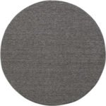 Indoor Teppich, Unicolor- Einfarbig, Farbe Grau, Teppich für Wohnzimmer, Rücken aus Polypropylen, Größe: 200 cm Rund - Afbeelding 3