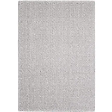 Loom Kortpolig vloerkleed Effen – Zilver (4300)
