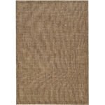 Outdoor Teppich, Unicolor, Farbe Braun, Teppich für Terasse-Balkon-Küche, Rücken aus Polypropylen, Größe: 60 x 100 cm