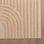 Hochflor Teppich, Skandinavischer Boho, Farbe Rosa, Teppich für Wohnzimmer, Rücken aus Jute, Größe: 120 x 170 cm - Afbeelding 3