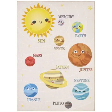 Play Kindervloerkleed Planeten – Beige (2019)