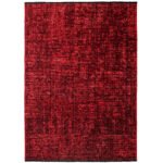 SPACE Kortpolig tapijt 120 x 170 cm Rood