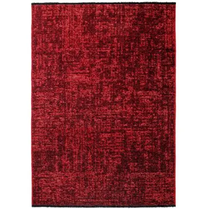 Space Kortpolig vloerkleed Effen – Rood (1900)