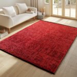 SPACE Kortpolig tapijt 120 x 170 cm Rood - Afbeelding 2