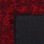 SPACE Kortpolig tapijt 120 x 170 cm Rood - Afbeelding 4