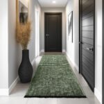 SPACE Kortpolig tapijt 80 x 150 cm Groen - Afbeelding 2