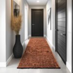 SPACE Kortpolig tapijt 80 x 250 cm Koper - Afbeelding 2