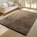 SPACE Kortpolig tapijt 120 x 170 cm Bruin - Afbeelding 2