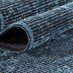 SPACE Kortpolig tapijt 80 x 250 cm Blauw - Afbeelding 3