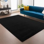 JOY Kortpolig tapijt 200 x 280 cm Zwart - Afbeelding 2