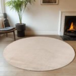 JOY Kortpolig tapijt 200 x 200 cm Crème - Afbeelding 2