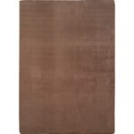 JOY Kortpolig tapijt 120 x 120 cm Mokka