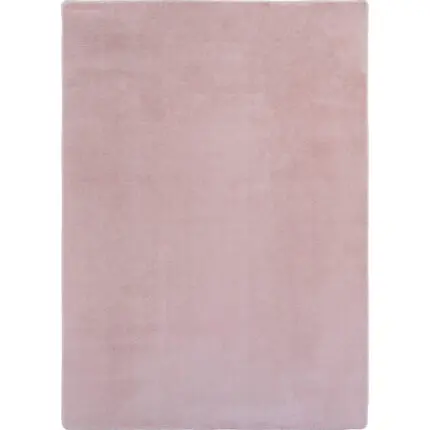 Joy Kortpolig vloerkleed Effen – Oudroze (1400)