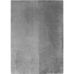 JOY Kortpolig tapijt 160 x 160 cm Zilver