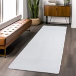 JOY Kortpolig tapijt 80 x 250 cm Wit - Afbeelding 2