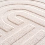 POMPEI Kortpolig tapijt 200 x 290 cm Crème - Afbeelding 5