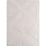 POMPEI Kortpolig tapijt 120 x 170 cm Crème