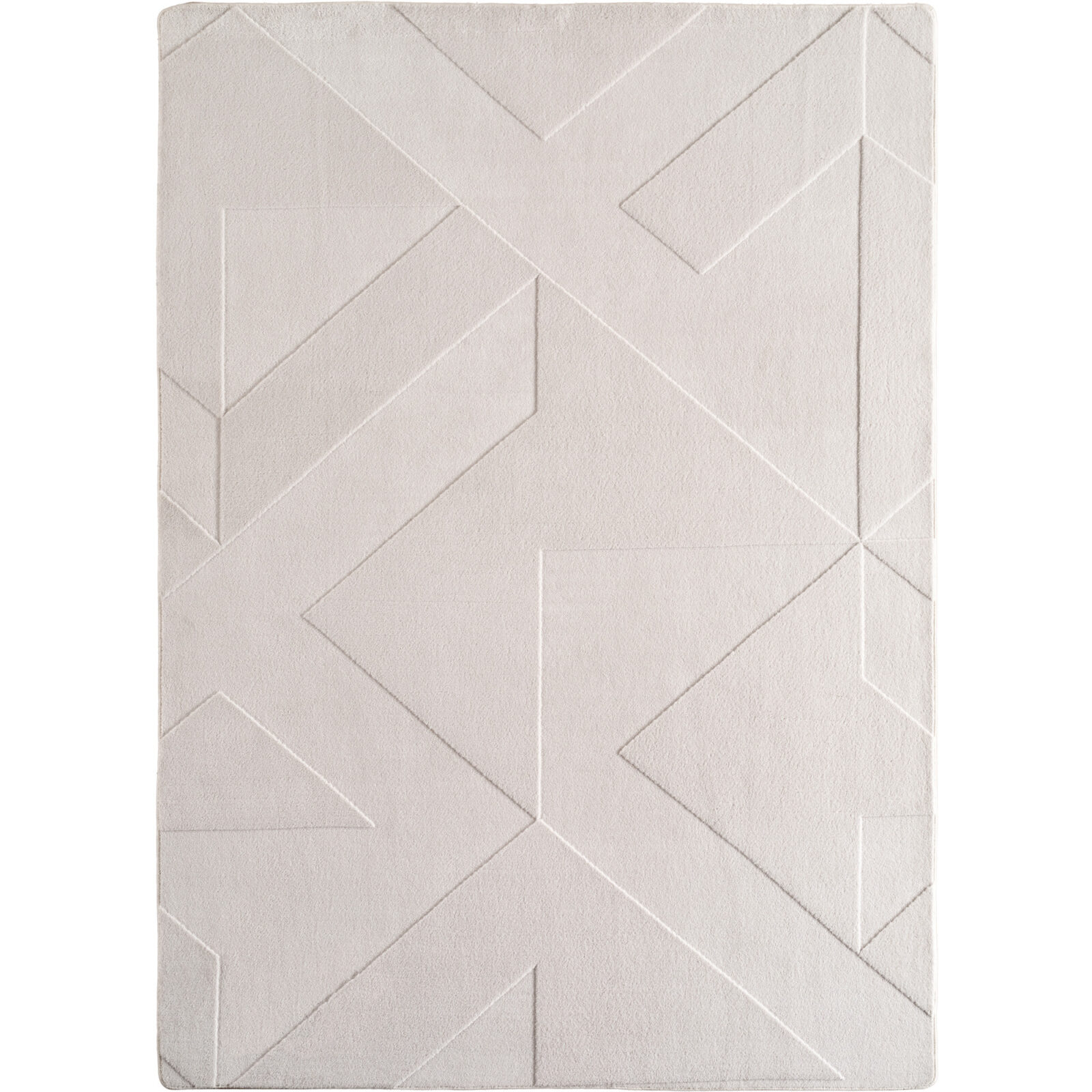 Pompei Kortpolig vloerkleed Geometrisch – Crème (1613)