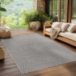 IBIZA Binnen-/Buitentapijt 200 x 290 cm Grijs - Afbeelding 2