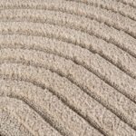 ART Kortpolig tapijt 120 x 170 cm Beige - Afbeelding 3