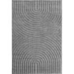 ART Kortpolig tapijt 80 x 250 cm Zilver