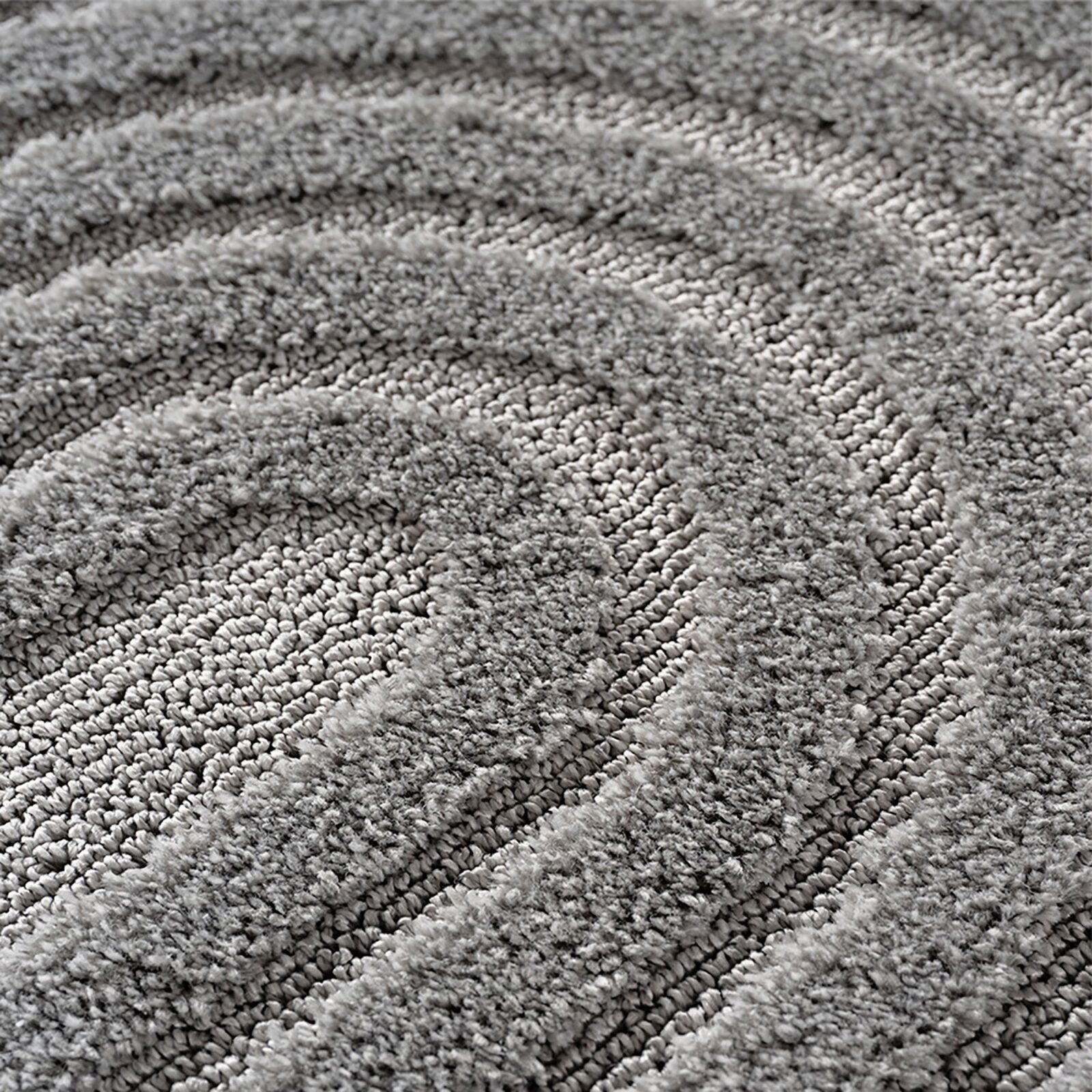 Art Kortpolig vloerkleed Scandinavische boho – Zilver (1122)
