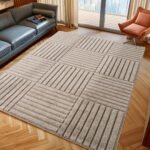 ART Kortpolig tapijt 80 x 250 cm Beige - Afbeelding 2
