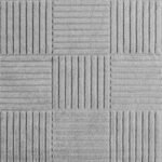 Hochflor Teppich, Skandinavischer Boho, Farbe Silber, Teppich für Wohnzimmer, Rücken aus Jute, Größe: 200 x 290 cm - Afbeelding 6