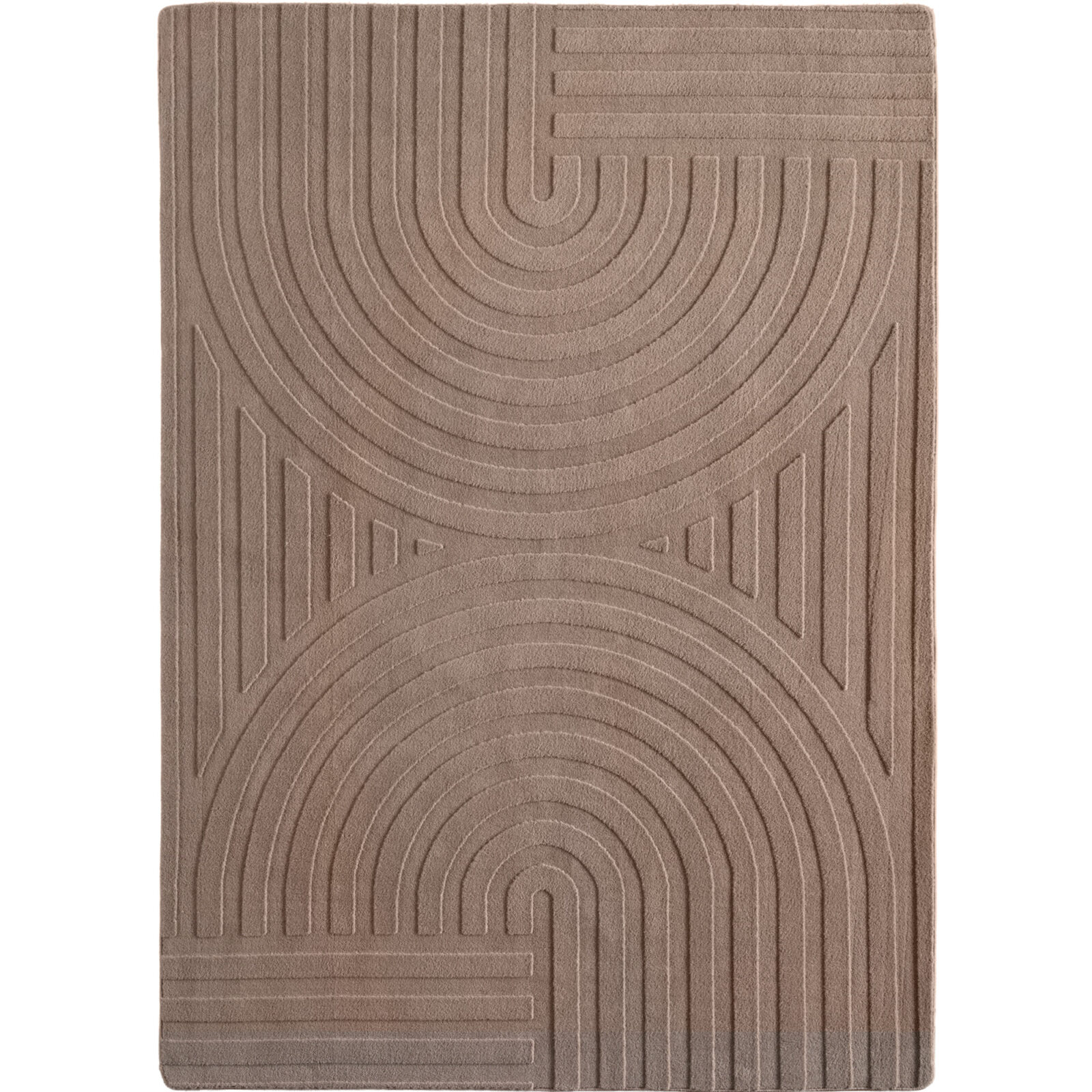 Pompei Kortpolig vloerkleed Boho – Beige (1611)