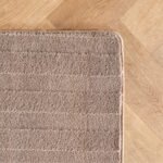 POMPEI Kortpolig tapijt 80 x 150 cm Beige - Afbeelding 3