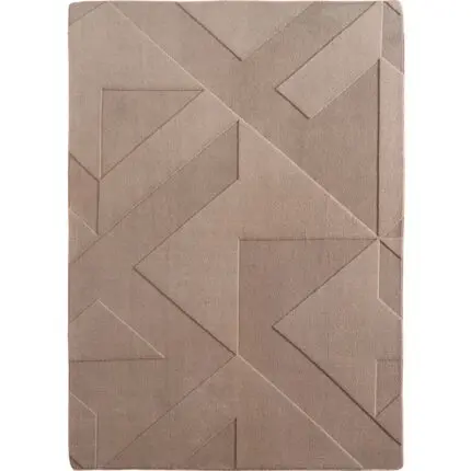 Pompei Kortpolig vloerkleed Geometrisch – Beige (1613)
