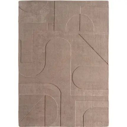 Pompei Kortpolig vloerkleed Scandinavisch – Beige (1614)